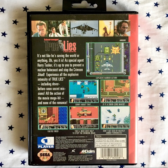 🛑 SOLD 🛑 True Lies (Sega Genesis Game) - Picture 8 of 8